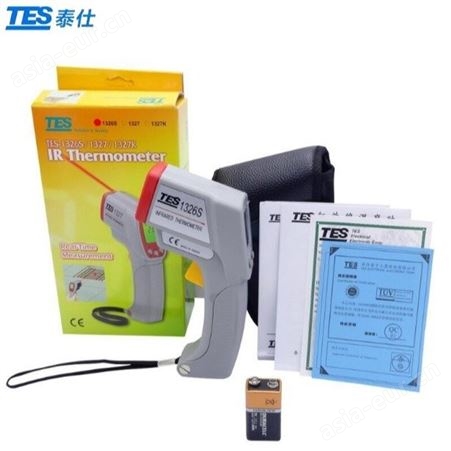 中国台湾泰仕 TES-1326S TES-1327 TES-1327K 红外测温仪 工业高温测温仪