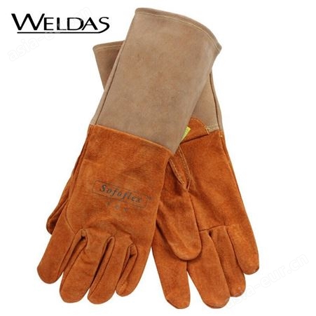 weldas/威特仕10-1003猪青皮耐磨高温焊接劳保氩弧焊手套