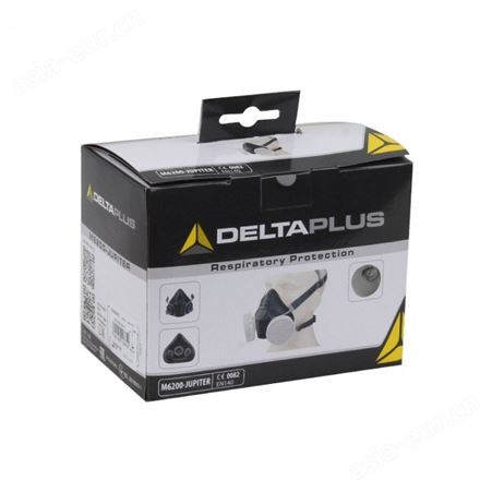 deltaplus/代尔塔105006 防尘喷漆防雾霾电焊防有机气体半面罩