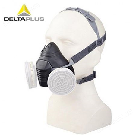 deltaplus/代尔塔105006 防尘喷漆防雾霾电焊防有机气体半面罩