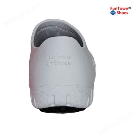 funtownshoes/范特仕7121 白色带孔 EVA+橡胶 防滑安全鞋厨师鞋