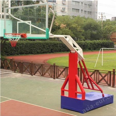 篮球架生产厂家供应 盐山鹏远体育YSPY-2365凹箱独臂室外篮球架