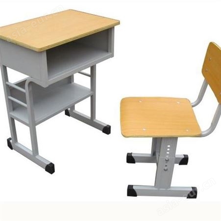 ABS塑料手摇升降课桌椅