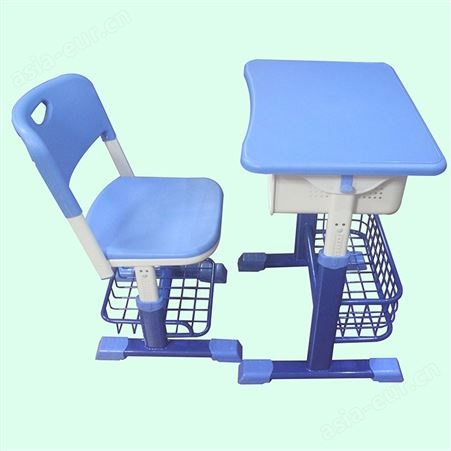 ABS塑料课桌椅辅导班培训学校旋钮升降学生梯形课桌