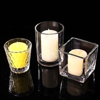 108蜡烛杯 透明玻璃蜡烛罐 香薰瓶 礼品广告杯 广口水杯 蜡烛台